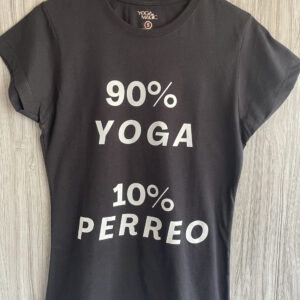 Playera básica Cuello Redondo Negro Colección "SHAKTI"