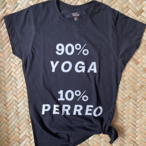 Playera básica Cuello Redondo Negro Colección "SHAKTI" - Imagen 3