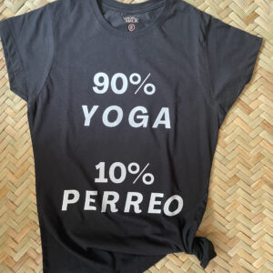 Playera básica Cuello Redondo Negro Colección "SHAKTI" - Imagen 2