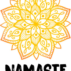 Playera básica Mandala-namaste - Imagen 2