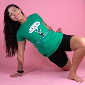 Blusa Playera básica "Me siento FABULOSA" - Imagen 2