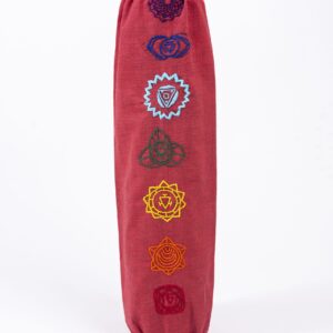 PORTAMAT ROJO CHAKRAS TAMAÑO ESTÁNDAR