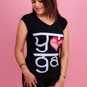 Playera básica Yoga Heart - Imagen 3