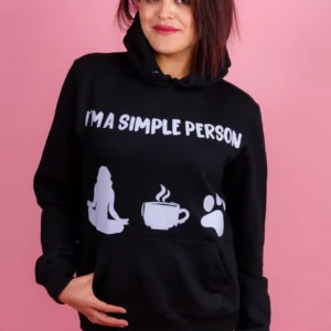 Sudadera larga "I´m a simple person" - Imagen 3